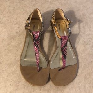 Style & Co. Multi Color “snake-skin” sandals